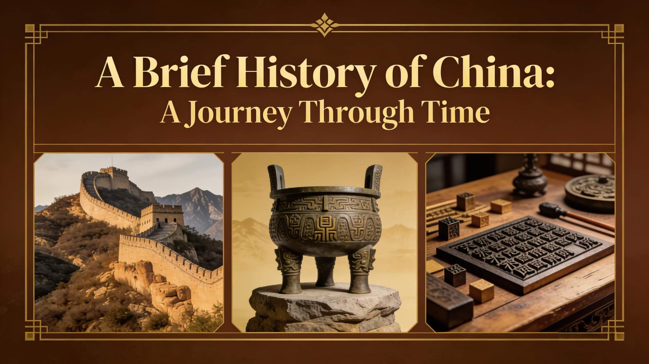 A Brief History of China: A Journey Through Time