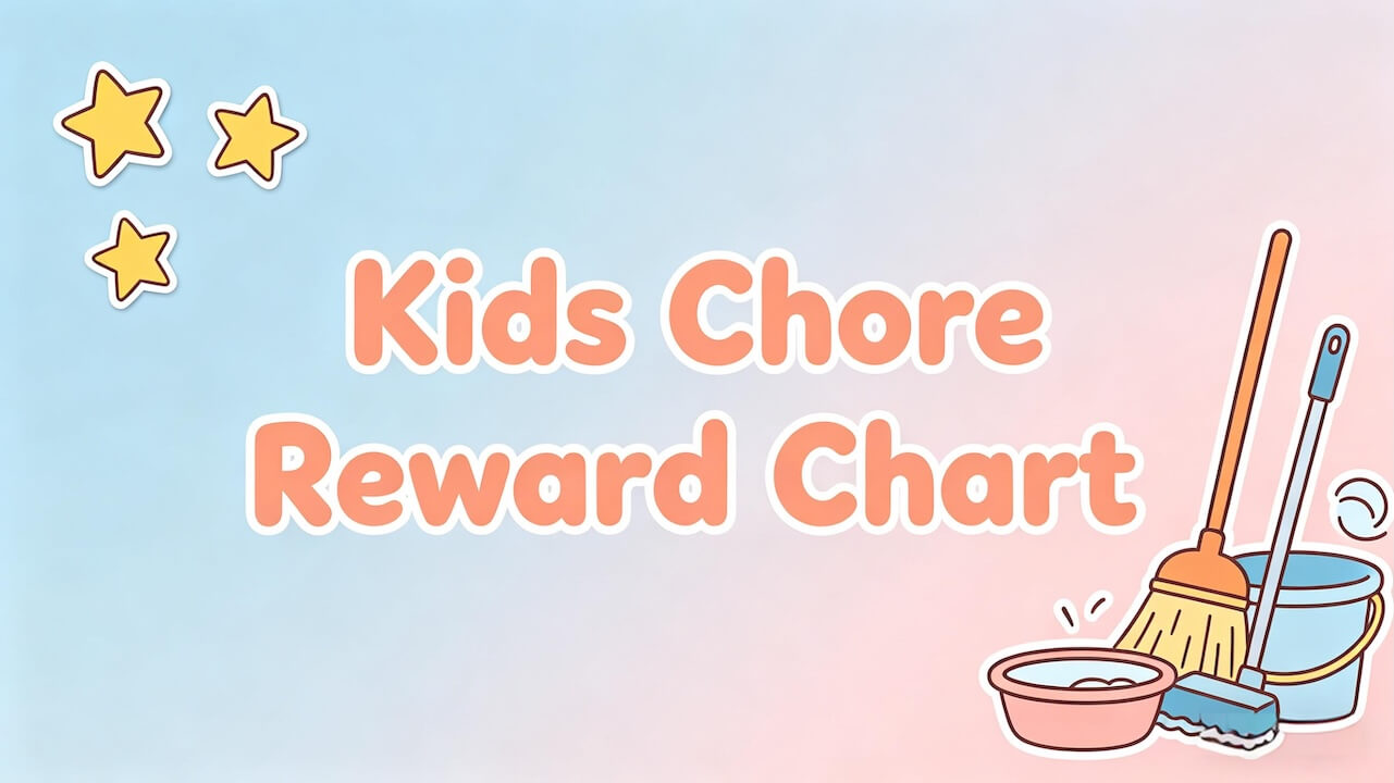 Kids Chore Reward Chart | Star Tracker